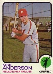 1973 Topps Baseball Cards      147     Mike Anderson